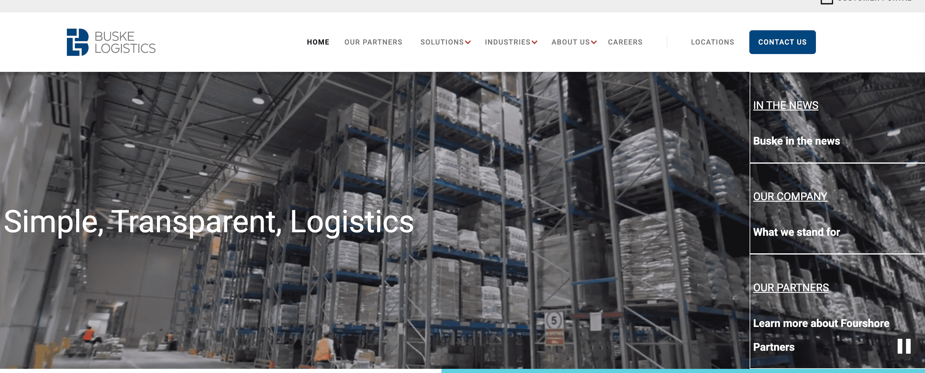 Buske Logistics Homepage