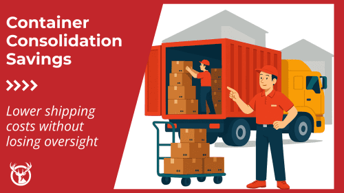 Container consolidation savings