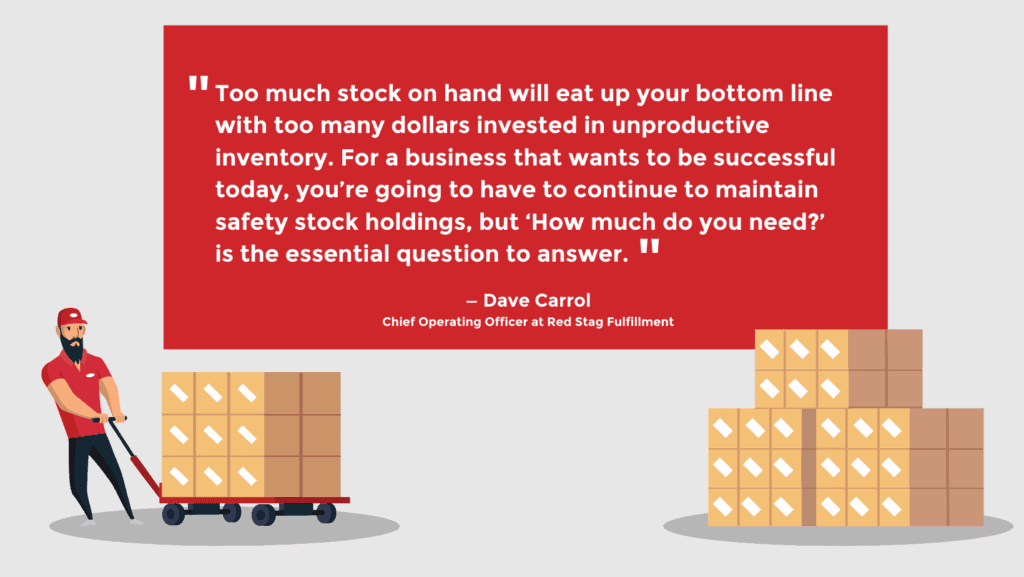 Dave Carroll discusses the need to determine how much safety stock holding is right for your operations