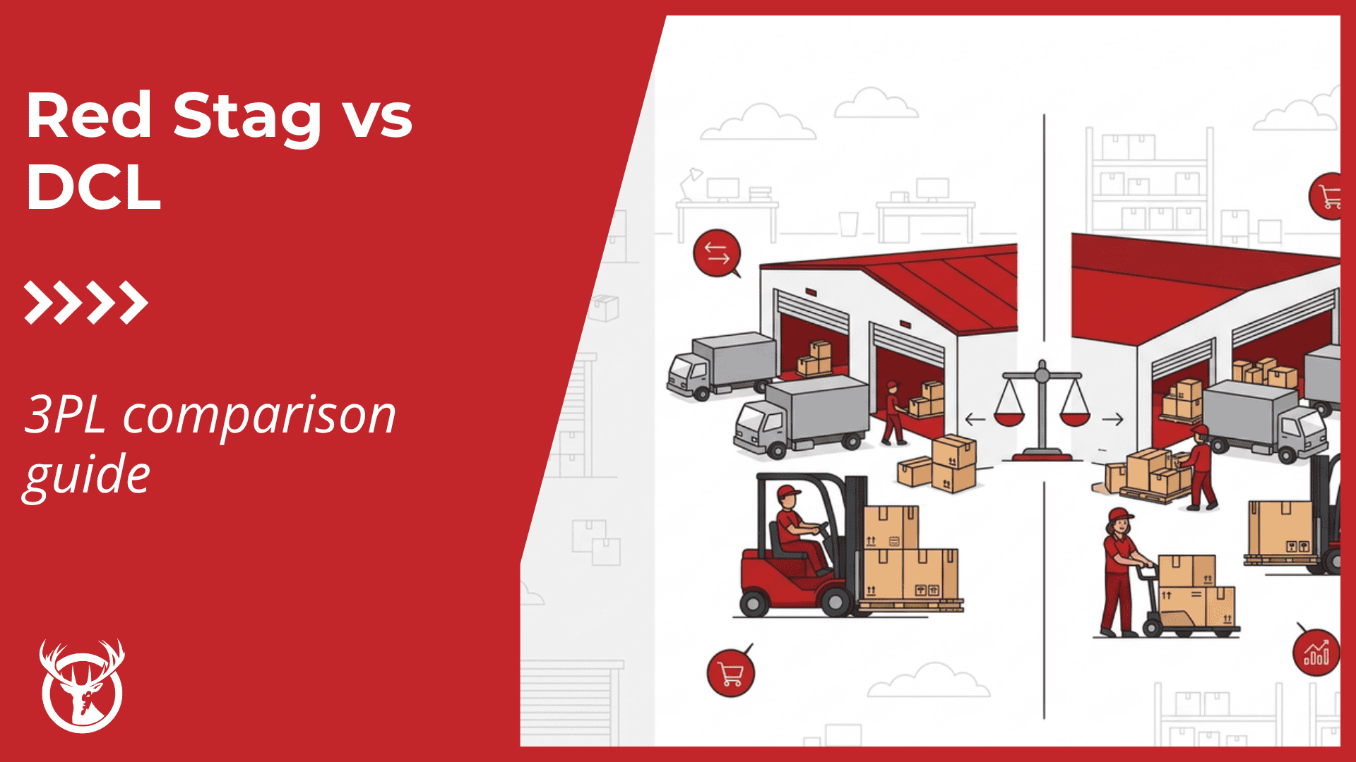 Red Stag Fulfillment vs DCL Logistics: 2026 3PL comparison