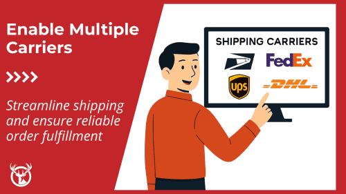 How to enable multiple carriers with Red Stag Fulfillment-ft