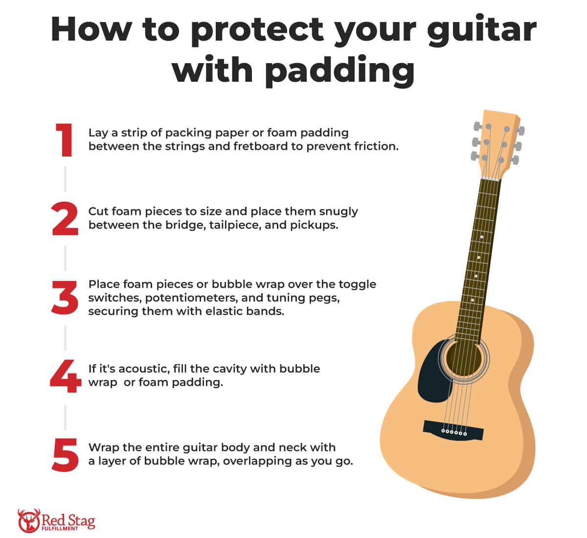 How to protect your guitar with padding