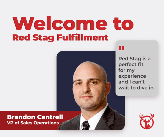 Red Stag Fulfillment welcomes Brandon Cantrell as new Vice President of Sales Operations
