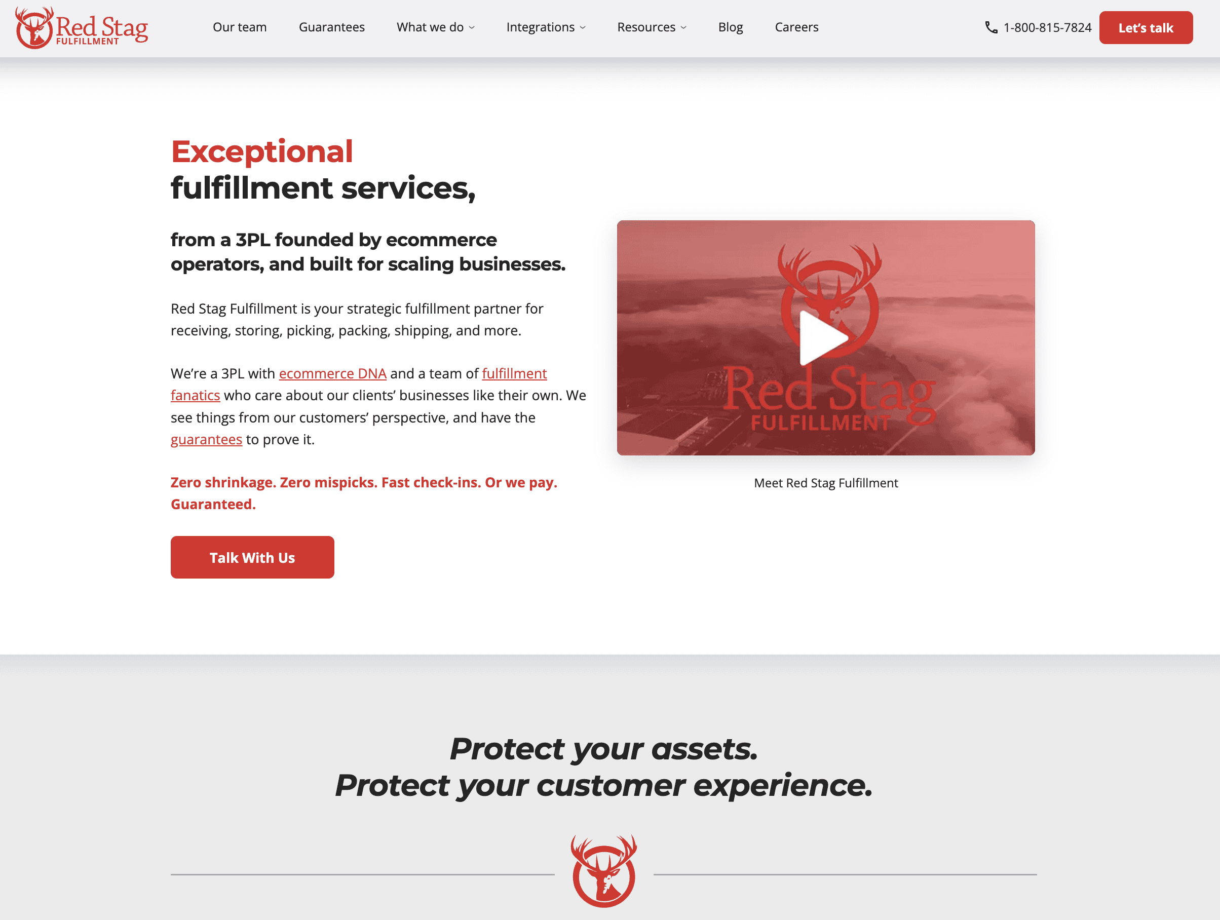 Red Stag Fulfillment's Homepage