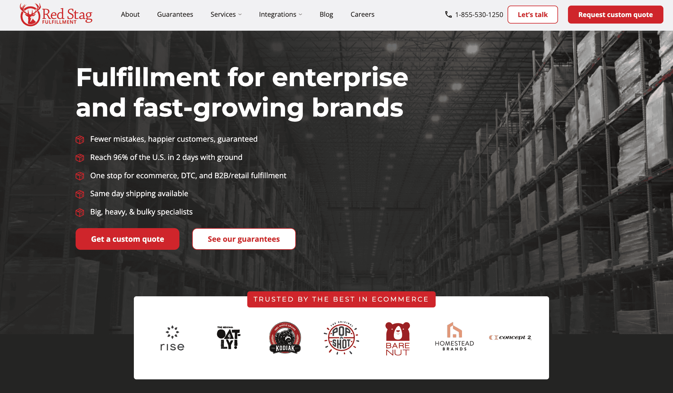 Red Stag Homepage 