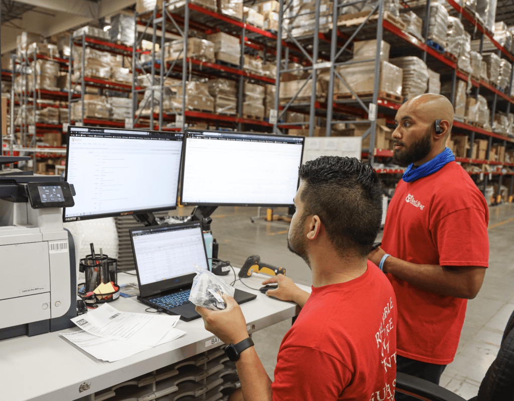 working with order fulfillment software