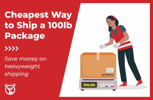 Ship a 100lbs package ft