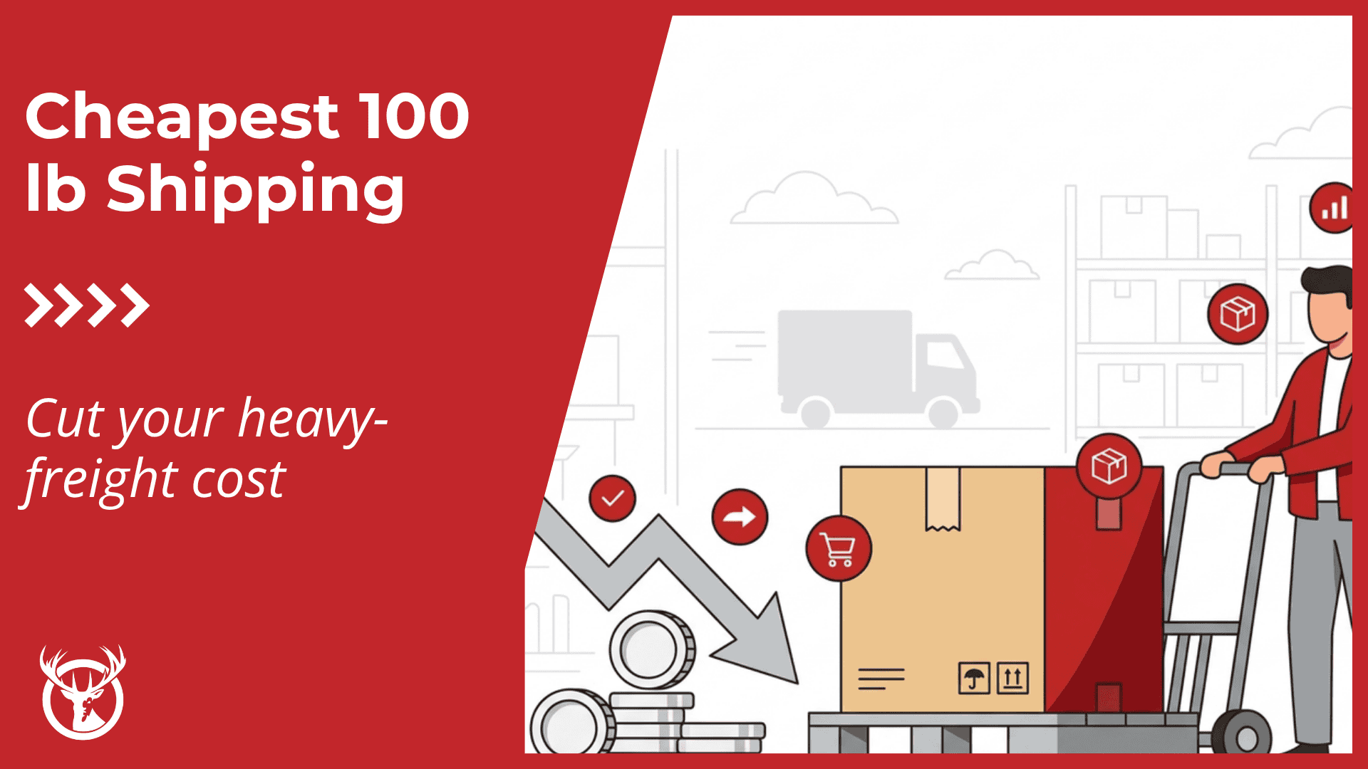 What is the cheapest way to ship a 100 lb package?