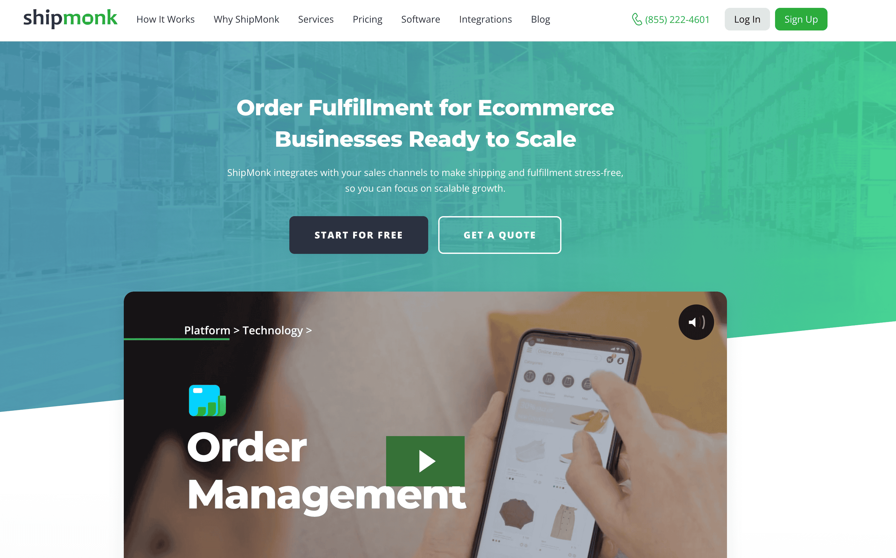 ShipMonk homepage