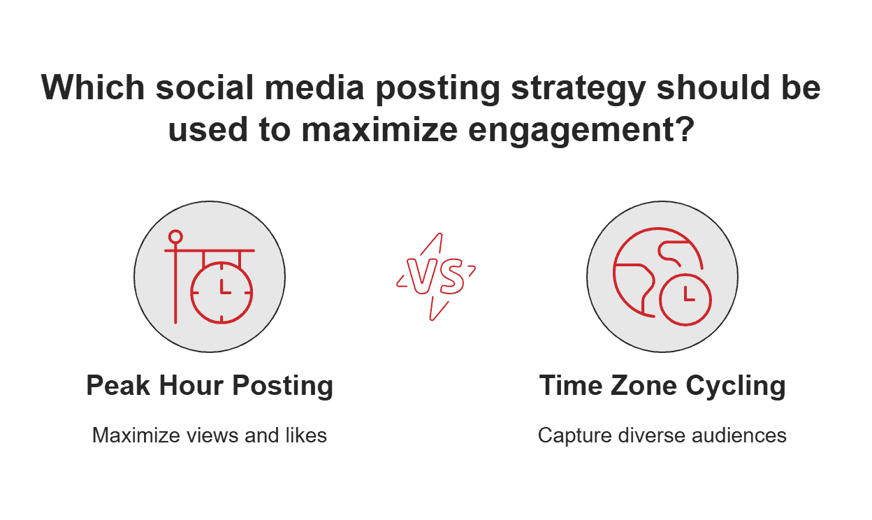 Social media posting strategies