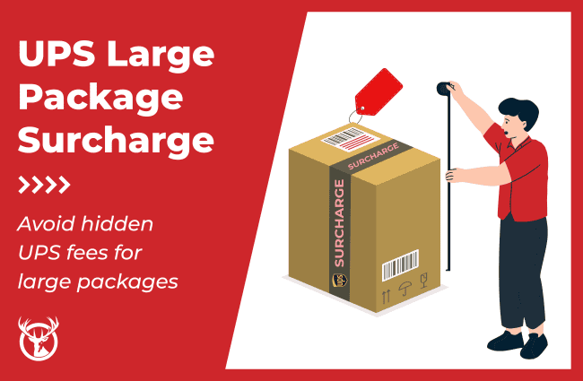 UPS large package surcharge ft
