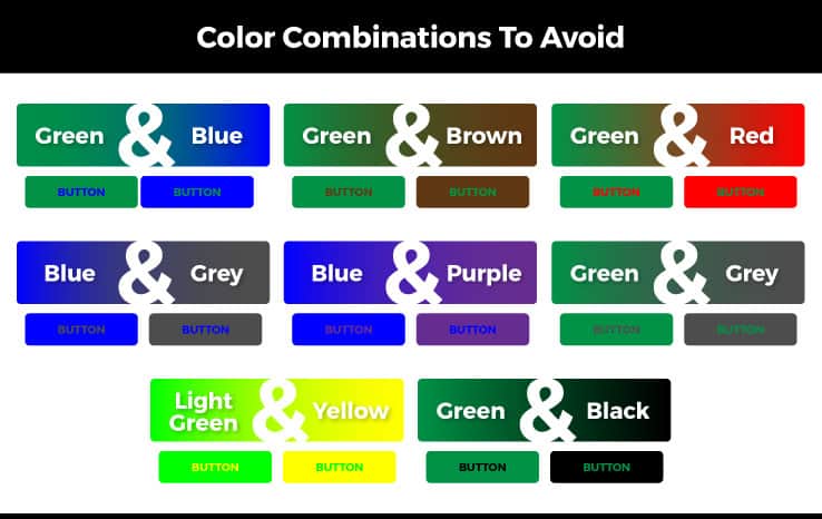 color blindness color combinations
