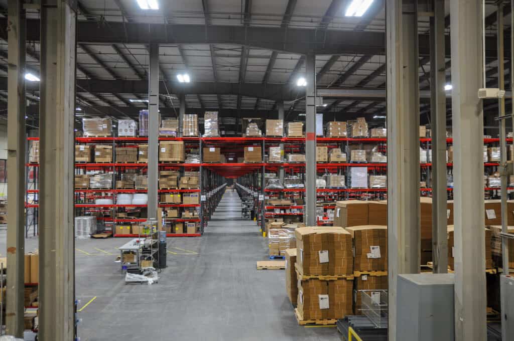 warehouse storage in modern locations