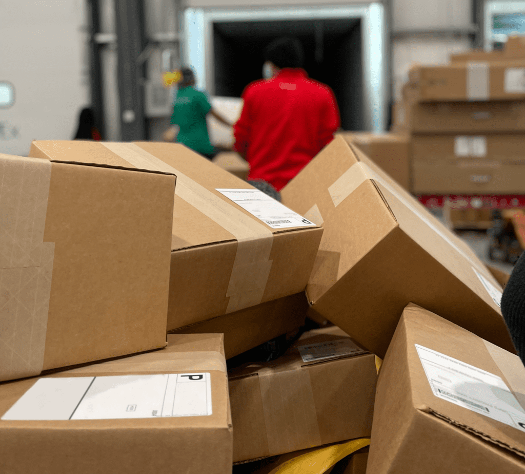 fulfillment center eliminates plastic outbound packaging