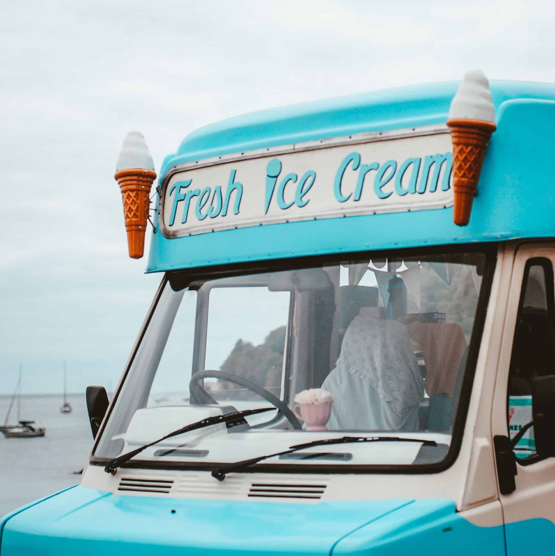 how to ship frozen food to local ice cream trucks