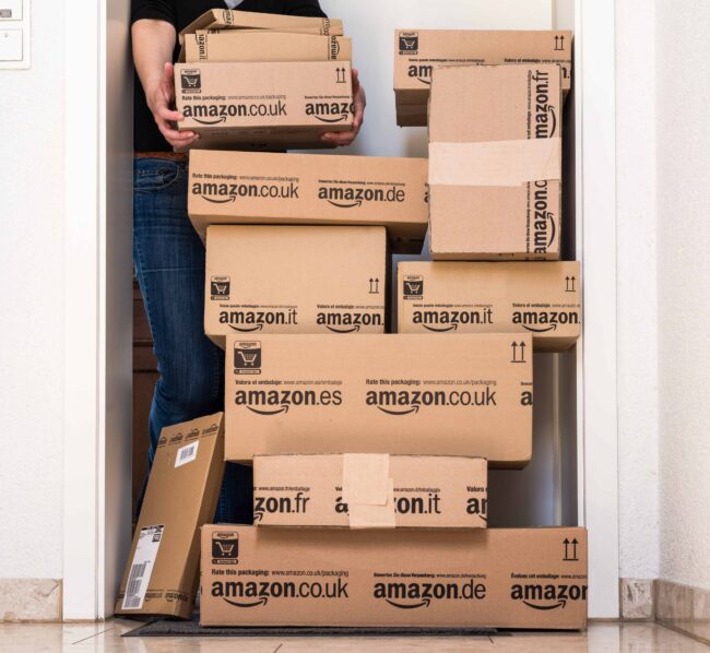 Amazon branded boxes