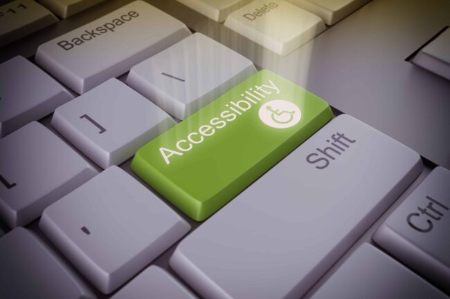 eCommerce accessibility to address disabilities