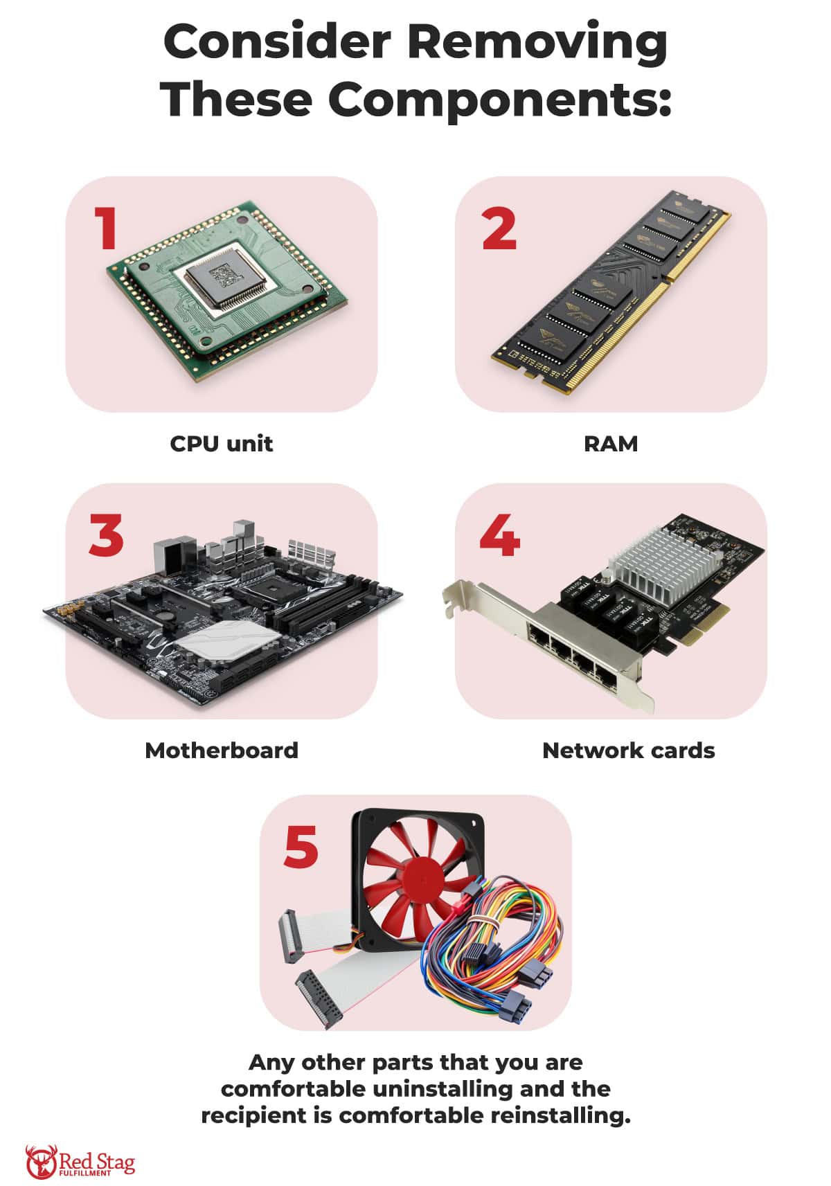 pc components that might be removed