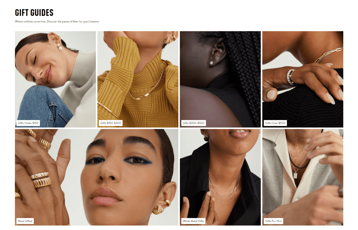 Mejuri shows exactly how Shopify store photos can sell before the first click