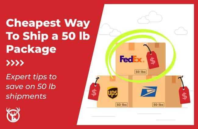 ship 50lb package ft
