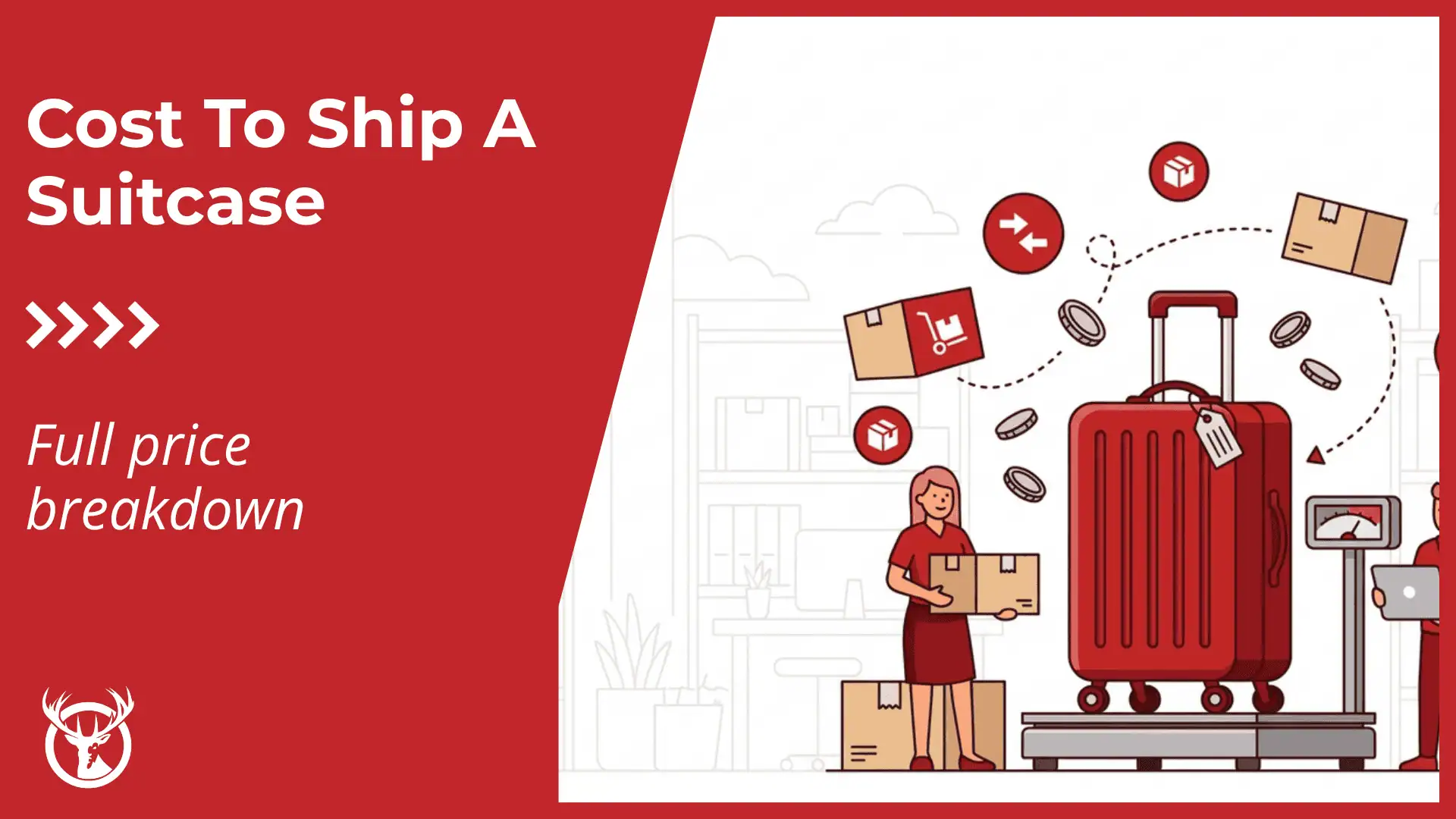 How much does it cost to ship a suitcase? Complete price breakdown