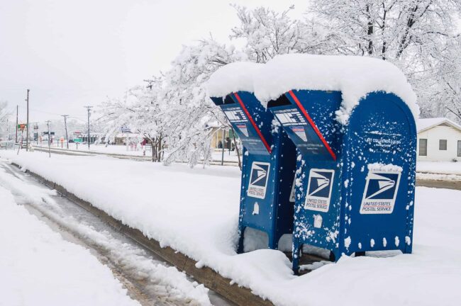 USPS shipping dimensional weight mailboxes
